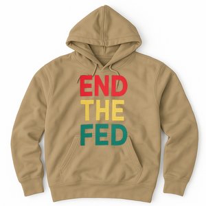 End The Fed Federal Reserve Bitcoin Over Fiat Currency Hoodie