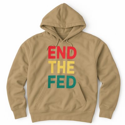 End The Fed Federal Reserve Bitcoin Over Fiat Currency Hoodie