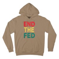 End The Fed Federal Reserve Bitcoin Over Fiat Currency Hoodie