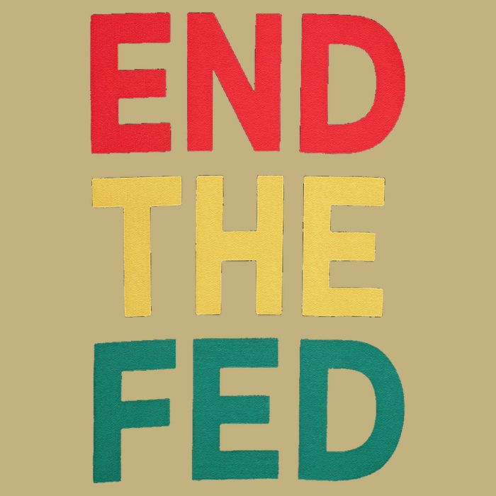 End The Fed Federal Reserve Bitcoin Over Fiat Currency Button