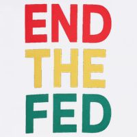 End The Fed Federal Reserve Bitcoin Over Fiat Currency Garment-Dyed Sweatshirt