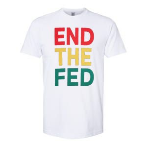 End The Fed Federal Reserve Bitcoin Over Fiat Currency Softstyle CVC T-Shirt