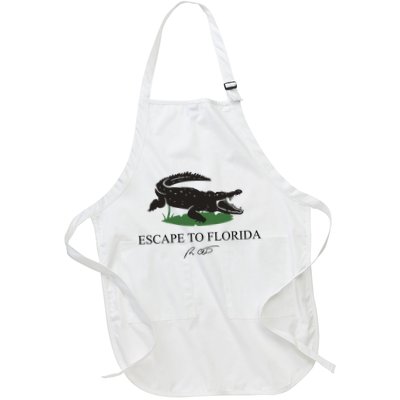 Escape To Florida Ron Desantis Us Flag Vintage Funny Apron