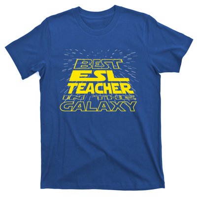 Esl Teacher Funny Cool Galaxy Job Gift T-Shirt