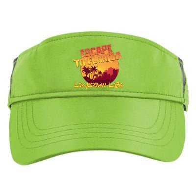 Escape To Florida Lockdown Libs Adult Drive Performance Visor