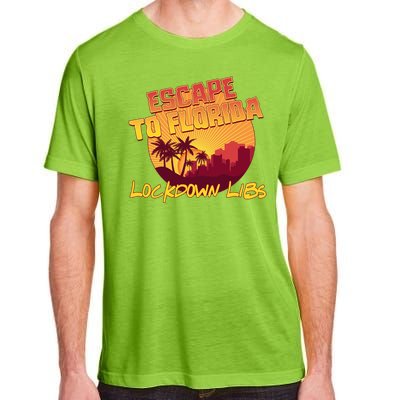 Escape To Florida Lockdown Libs Adult ChromaSoft Performance T-Shirt