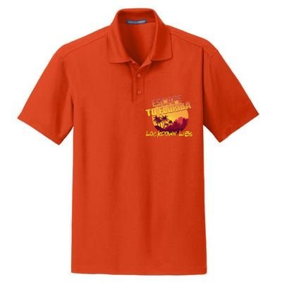 Escape To Florida Lockdown Libs Dry Zone Grid Polo