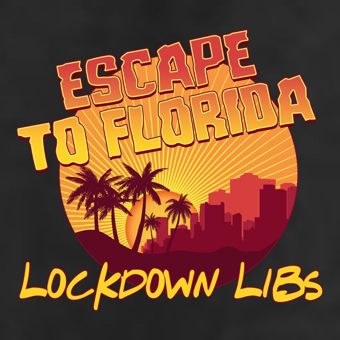 Escape To Florida Lockdown Libs Cool Comfort Performance Bucket Hat