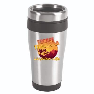 Escape To Florida Lockdown Libs 16oz Travel Tumbler