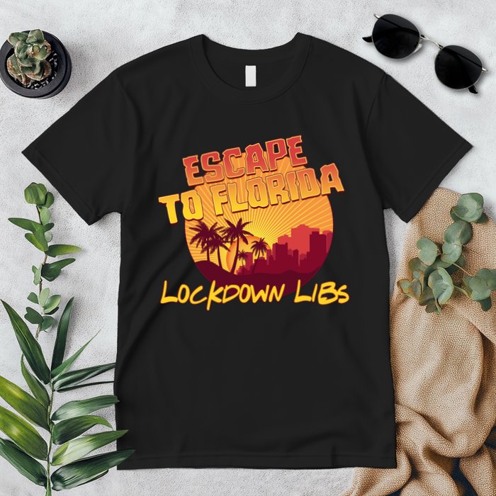 Escape To Florida Lockdown Libs Premium T-Shirt
