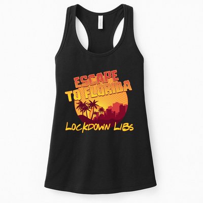 Escape To Florida Lockdown Libs Womens Tank Top
