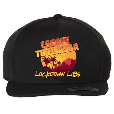 Escape To Florida Lockdown Libs Wool Snapback Cap