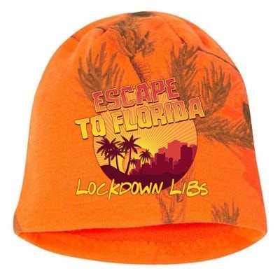 Escape To Florida Lockdown Libs Kati - Camo Knit Beanie