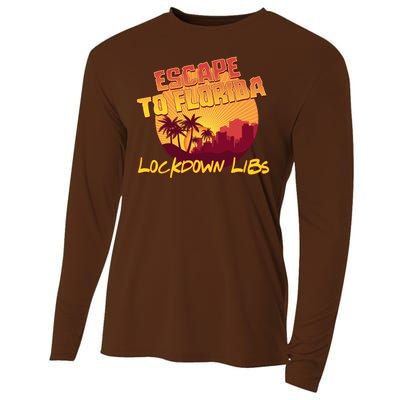 Escape To Florida Lockdown Libs Cooling Performance Long Sleeve Crew