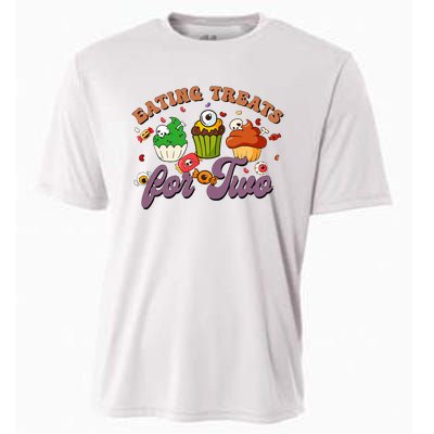 Eating Treats For Two Funny Pregnancy Announcement Outfit! Cooling Performance Crew T-Shirt