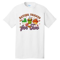 Eating Treats For Two Funny Pregnancy Announcement Outfit! Tall T-Shirt