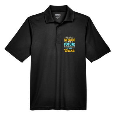 English Teacher Grammar Grammatical Rules Tenses Tense Men's Origin Performance Pique Polo