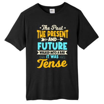 English Teacher Grammar Grammatical Rules Tenses Tense Tall Fusion ChromaSoft Performance T-Shirt