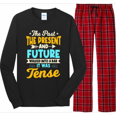 English Teacher Grammar Grammatical Rules Tenses Tense Long Sleeve Pajama Set