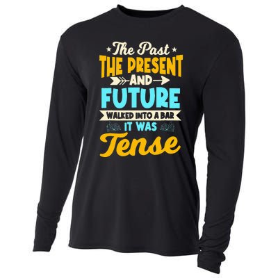 English Teacher Grammar Grammatical Rules Tenses Tense Cooling Performance Long Sleeve Crew