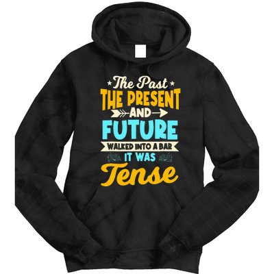 English Teacher Grammar Grammatical Rules Tenses Tense Tie Dye Hoodie