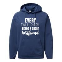 Every Tall Girl Needs Short Best Friend Bff Matching Outfit Performance Fleece Hoodie