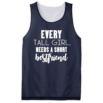 Every Tall Girl Needs Short Best Friend Bff Matching Outfit Mesh Reversible Basketball Jersey Tank