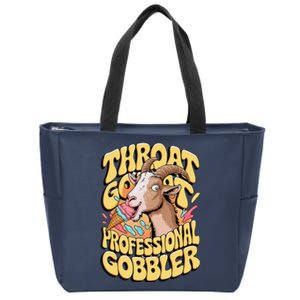 Embarrassing Throat Goat Inappropriate Adult Humor Zip Tote Bag