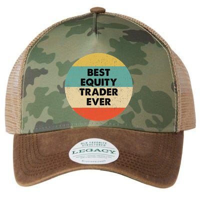 Equity Trader Gift Best Equity Trader Ever Gift Legacy Tie Dye Trucker Hat