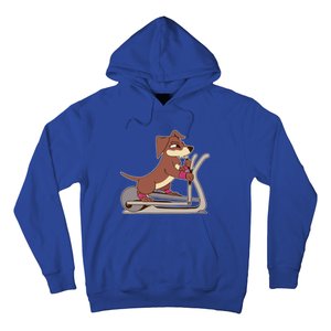 Elliptical Trainer Gym Dog Lover Cool Gift Hoodie