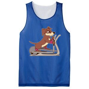 Elliptical Trainer Gym Dog Lover Cool Gift Mesh Reversible Basketball Jersey Tank