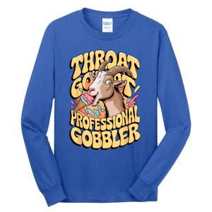 Embarrassing Throat Goat Inappropriate Adult Humor Tall Long Sleeve T-Shirt