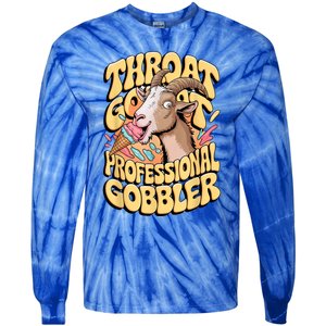 Embarrassing Throat Goat Inappropriate Adult Humor Tie-Dye Long Sleeve Shirt