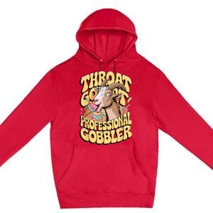 Embarrassing Throat Goat Inappropriate Adult Humor Premium Pullover Hoodie