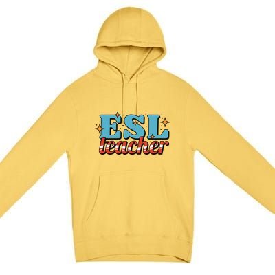 ESL Teacher Gift Premium Pullover Hoodie