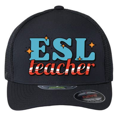 ESL Teacher Gift Flexfit Unipanel Trucker Cap