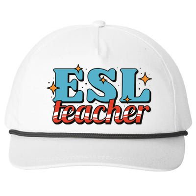 ESL Teacher Gift Snapback Five-Panel Rope Hat