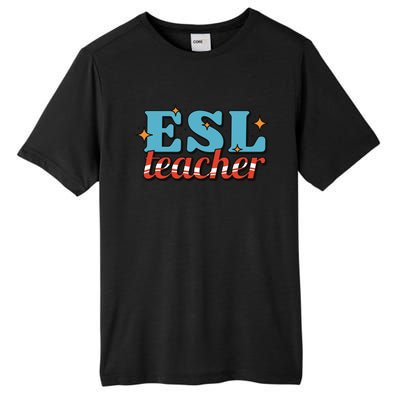 ESL Teacher Gift Tall Fusion ChromaSoft Performance T-Shirt