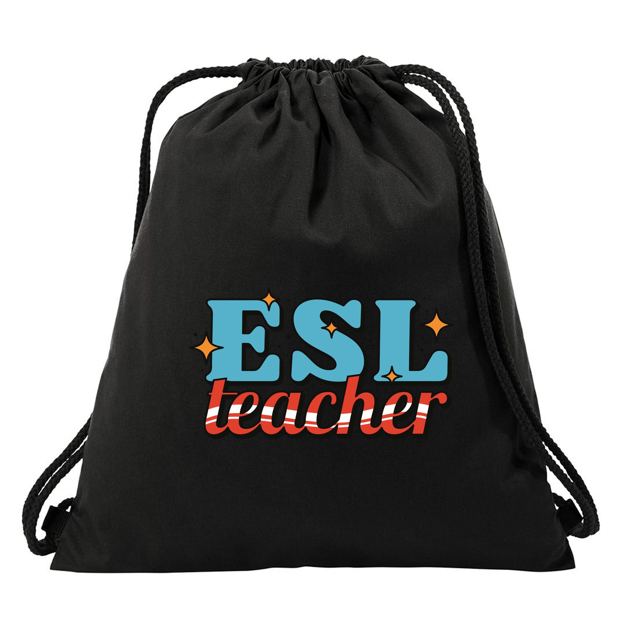 ESL Teacher Gift Drawstring Bag