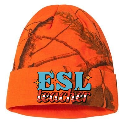 ESL Teacher Gift Kati Licensed 12" Camo Beanie