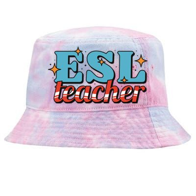 ESL Teacher Gift Tie-Dyed Bucket Hat