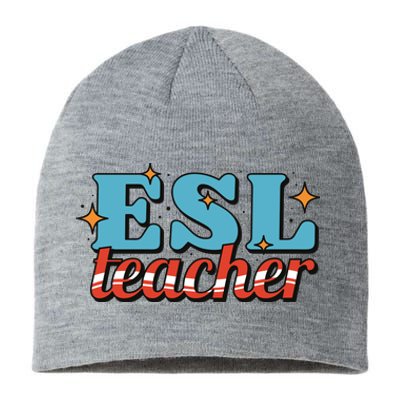 ESL Teacher Gift Sustainable Beanie