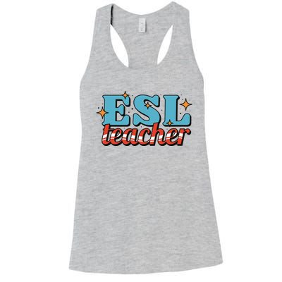 ESL Teacher Gift Women's Racerback Tank