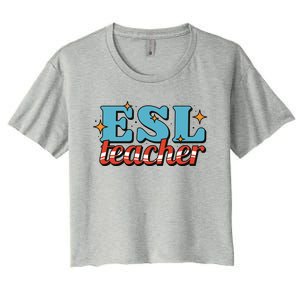 ESL Teacher Gift Women's Crop Top Tee