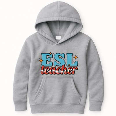 ESL Teacher Gift Kids Hoodie