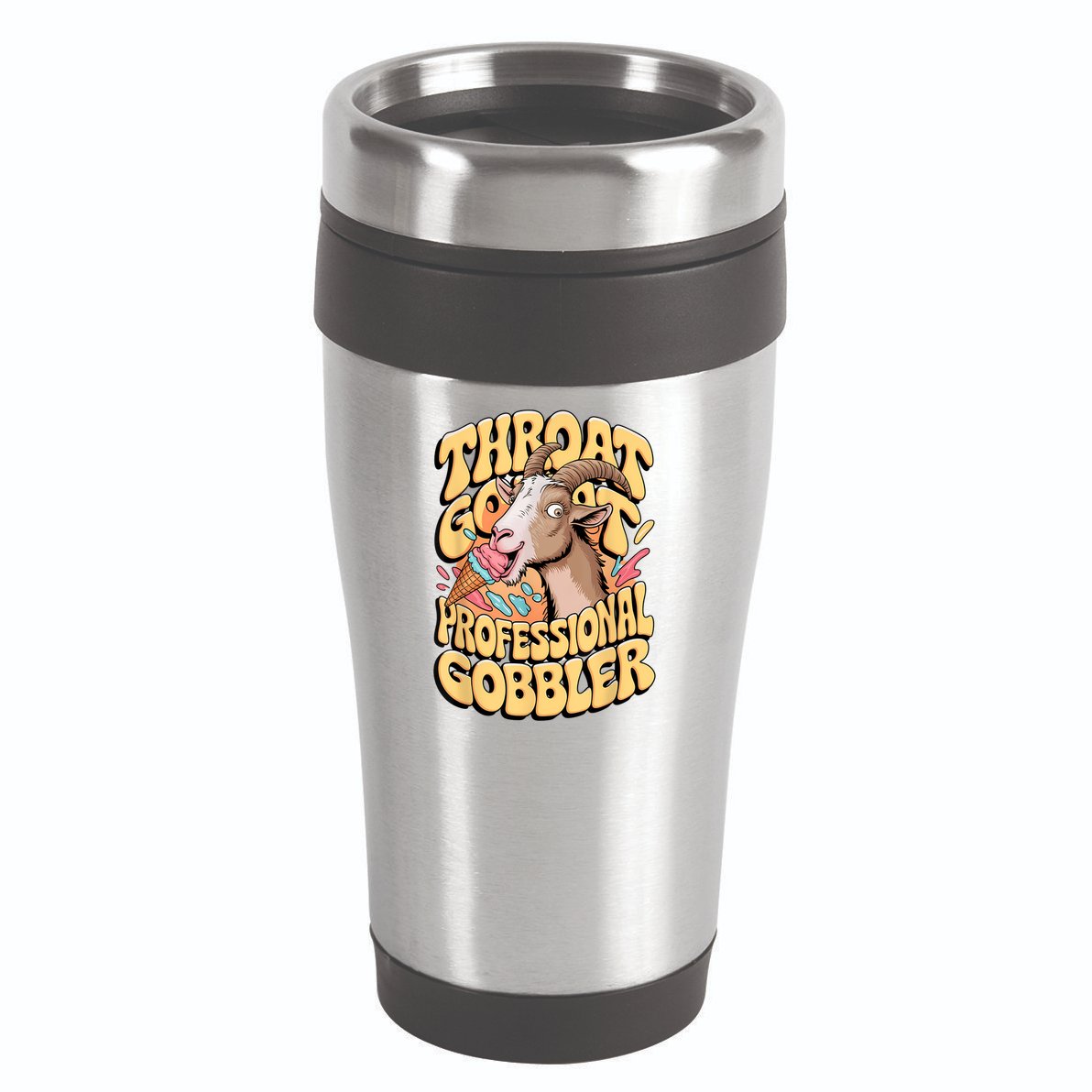 Embarrassing Throat Goat Inappropriate Adult Humor 16oz Travel Tumbler