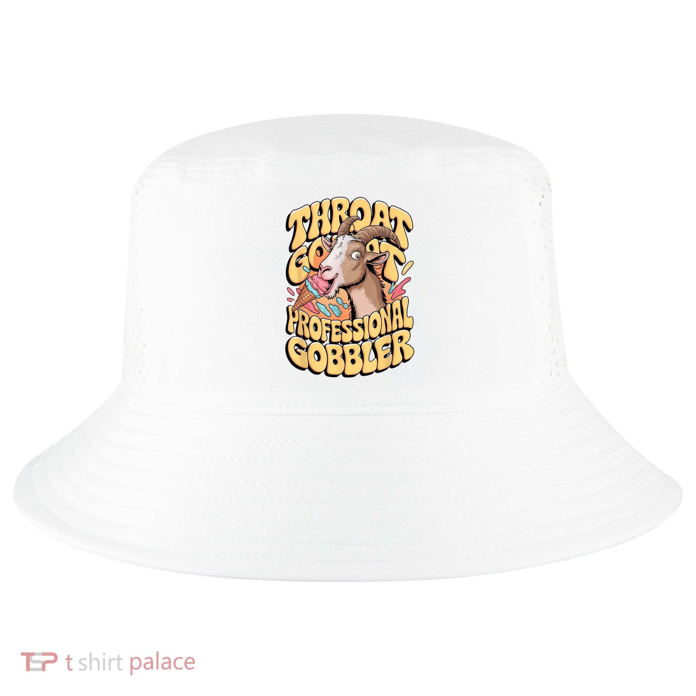 Embarrassing Throat Goat Inappropriate Adult Humor Cool Comfort Performance Bucket Hat