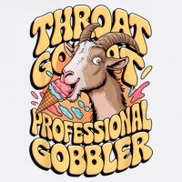 Embarrassing Throat Goat Inappropriate Adult Humor V-Neck T-Shirt