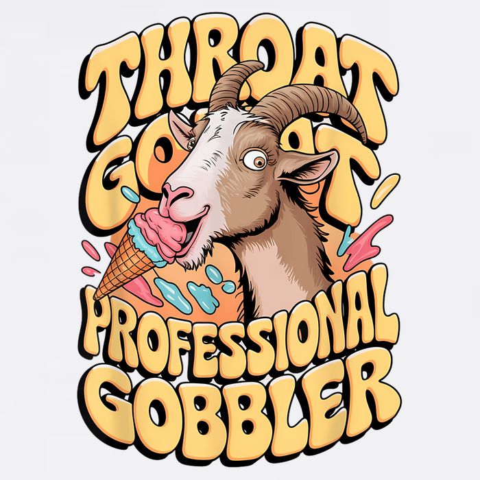 Embarrassing Throat Goat Inappropriate Adult Humor V-Neck T-Shirt