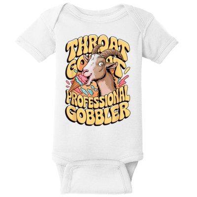 Embarrassing Throat Goat Inappropriate Adult Humor Baby Bodysuit